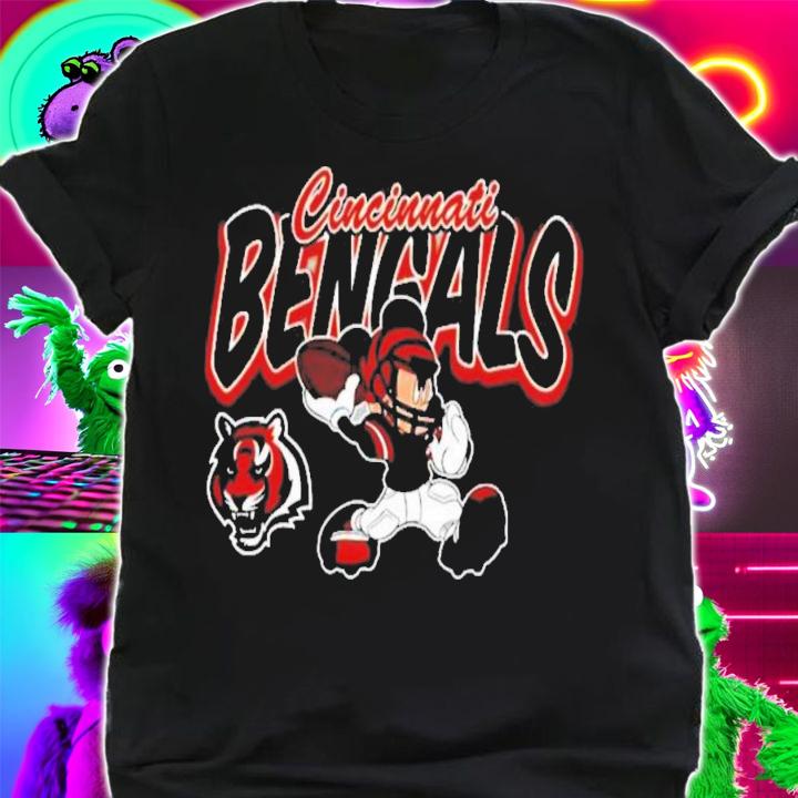 Cincinnati Bengals Mickey Mouse Disney Lil Playmaker T-Shirt t-shirt