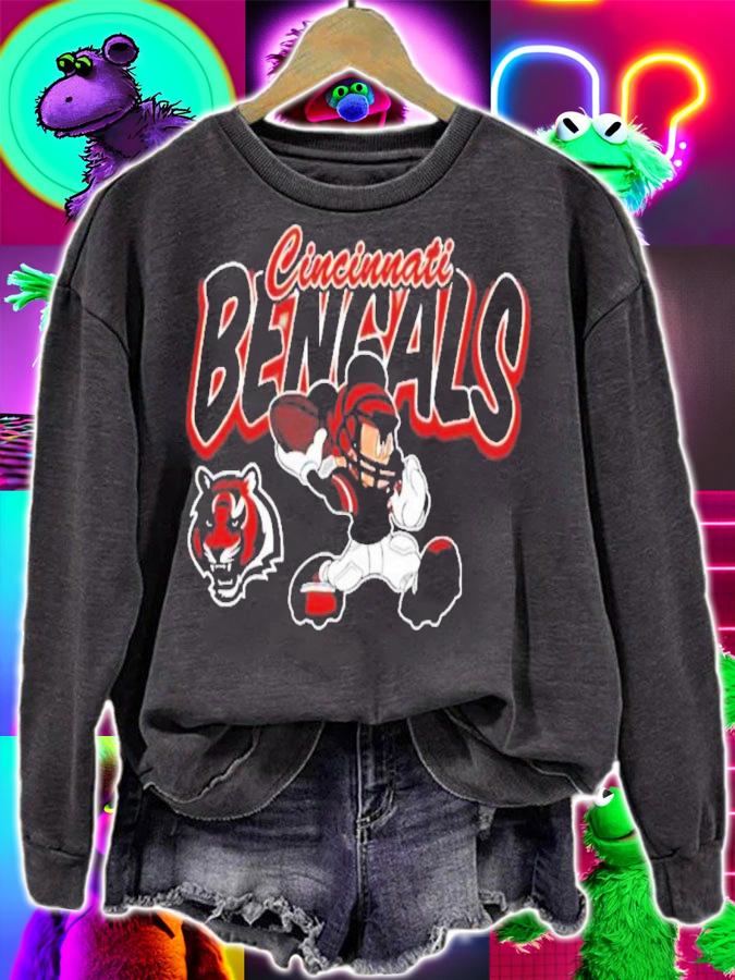 Cincinnati Bengals Mickey Mouse Disney Lil Playmaker T-Shirt t-shirt