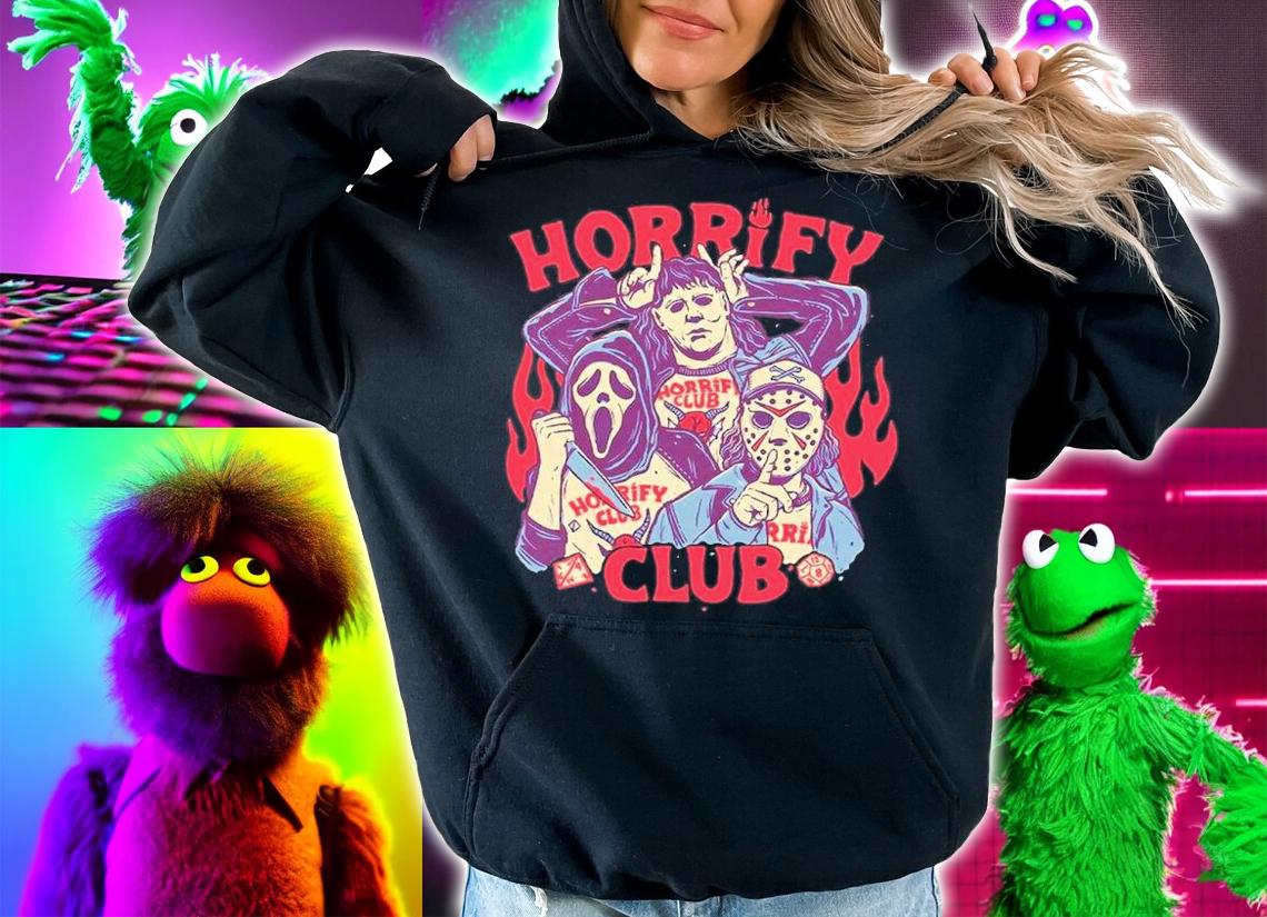 Horrify Club Hell Devil Fire Baseball Trendy Halloween 2022 Shirt t-shirt