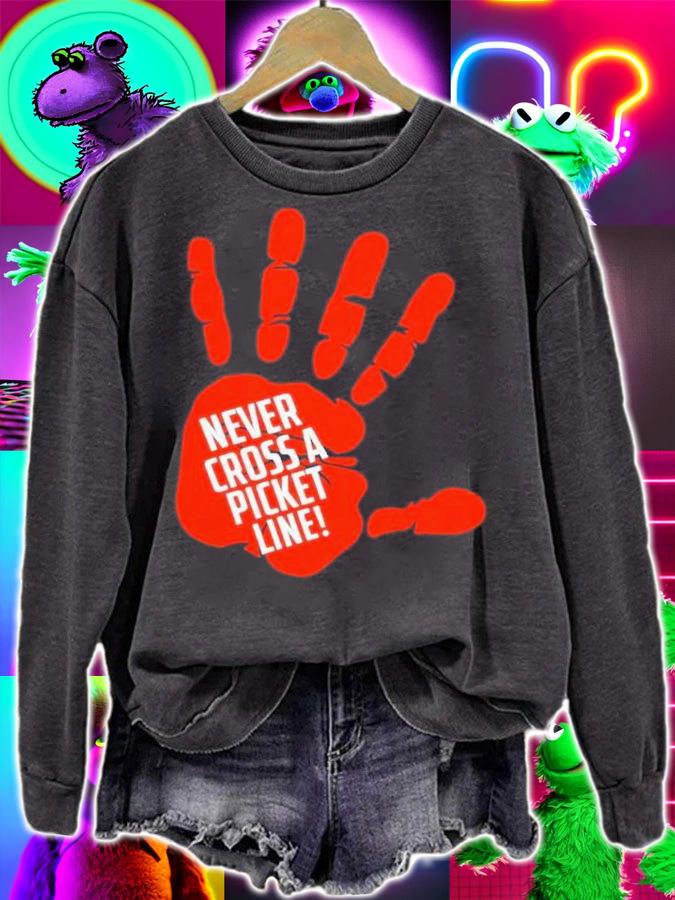 Sam Tarry Never Cross A Picket Line Shirt t-shirt sweatshirt