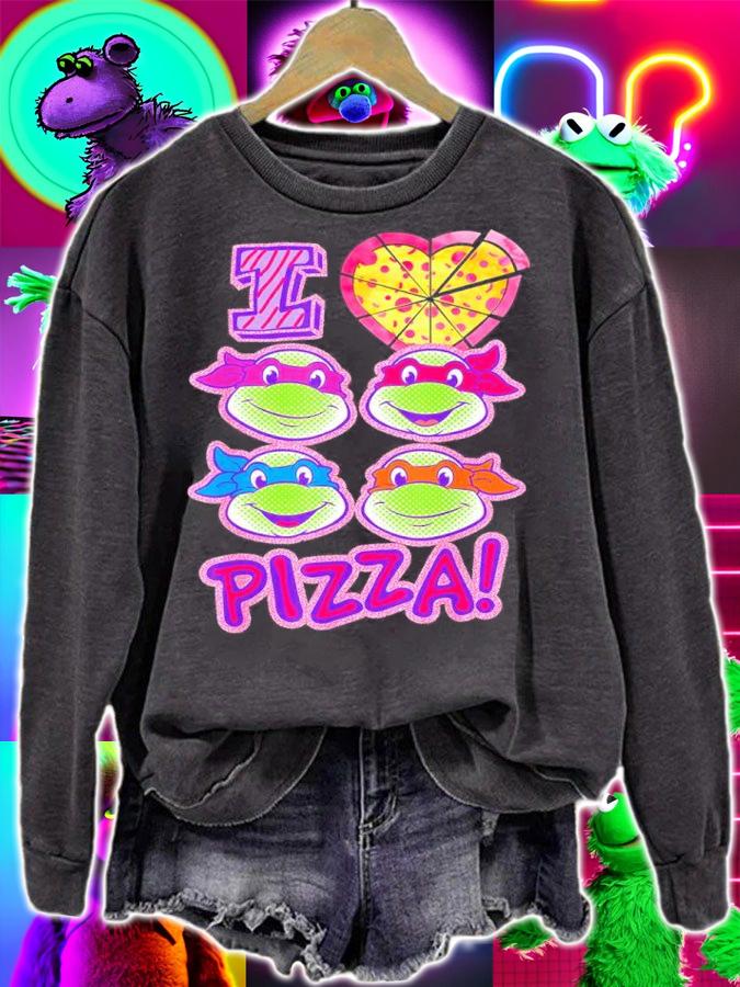 Teenage Mutant Ninja Turtles I Love Pizza Shirt t-shirt sweatshirt