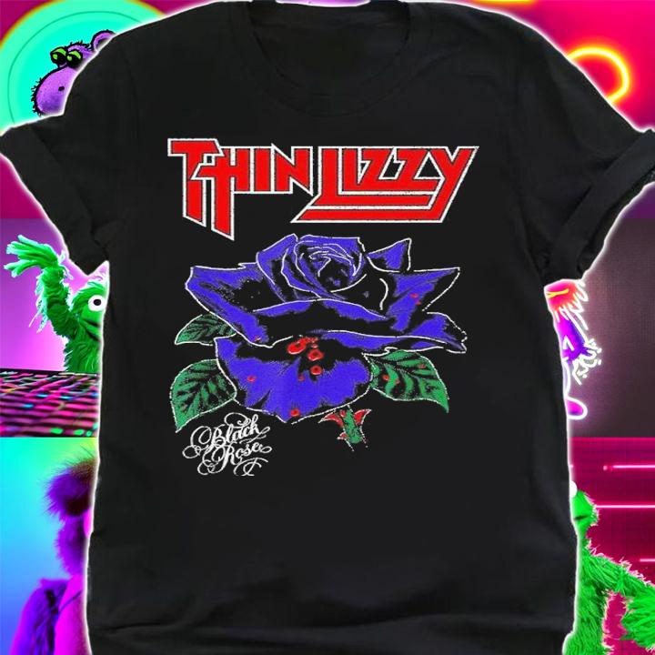 Thin Lizzy Black Rose shirt t-shirt shirt