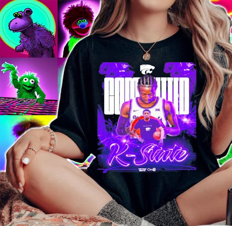 Tipton Edits K-State On3 Eight Poster Shirt t-shirt woman shirt
