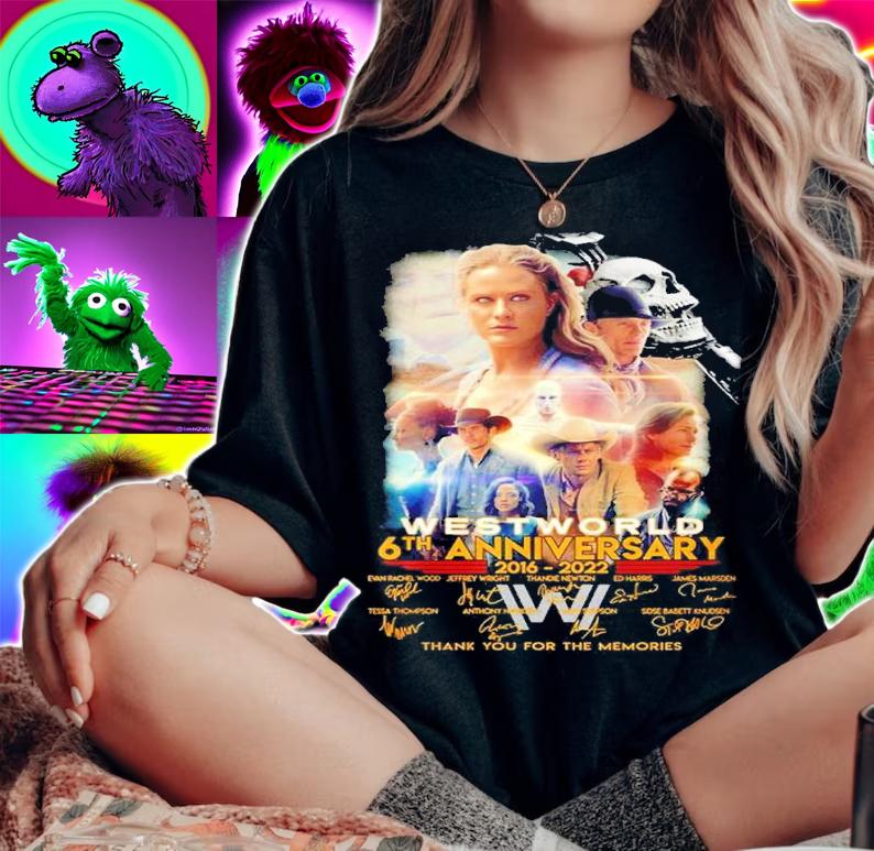 West World 6th anniversary 2016 2022 thank you for the memories shirt t-shirt