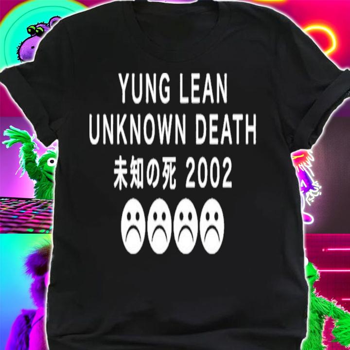 Yung Lean Unknown Death 2002 T-Shirt t-shirt shirt