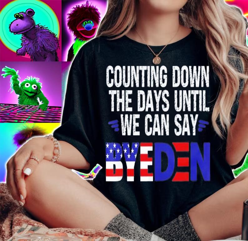 Counting Down The Days Until We Can Say Byeden Biden T-Shirt t-shirt woman shirt