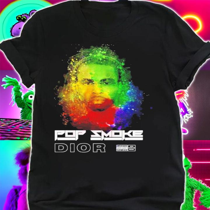 Dior Pop Smoke Colorful Shirt t-shirt shirt