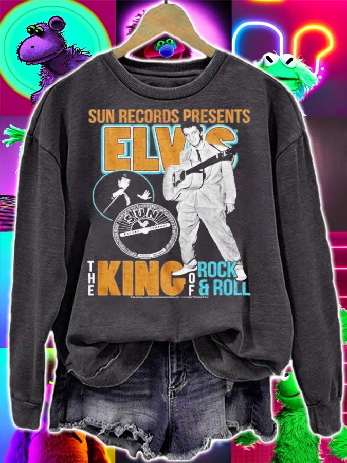 Elvis Presley Sun Records Presents The King Of Rock N Roll Shirt t-shirt
