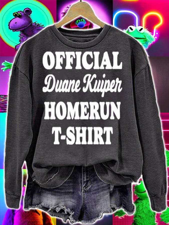 John Skrtic Official Duane Kuiper Homerun Shirt t-shirt