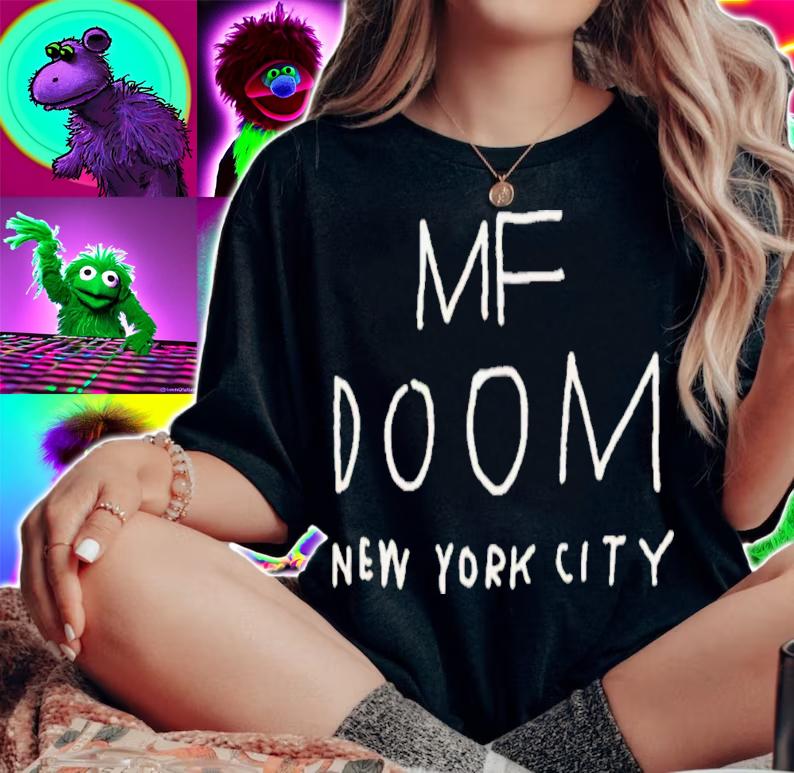 MF Doom New York City T-Shirt t-shirt woman shirt