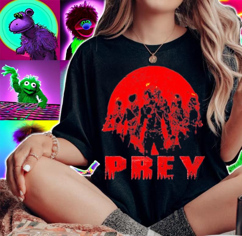 Predator Prey For Movie Red Crack T-Shirt t-shirt