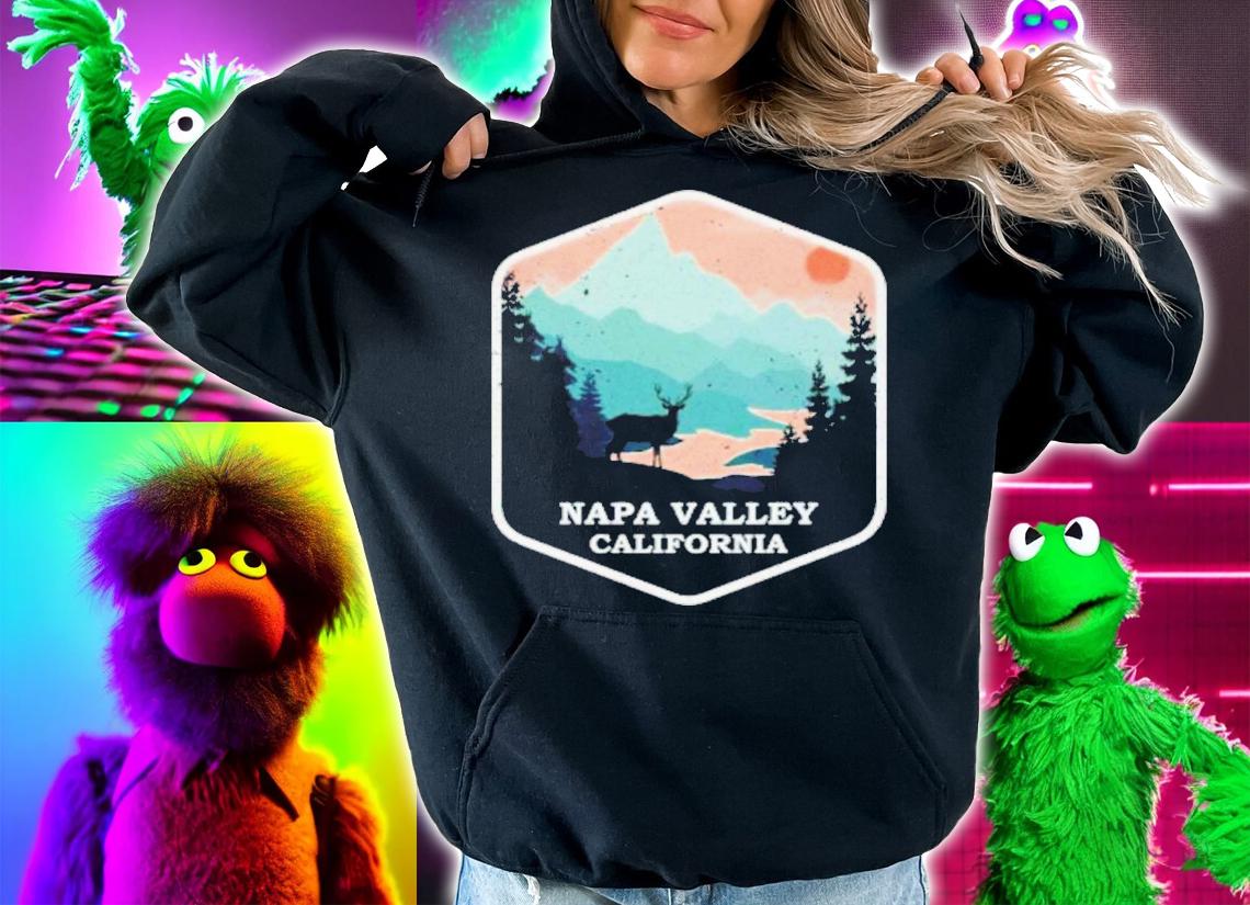Napa Valley California CA Vintage Mountains Hiking Souvenir Shirt t-shirt hoodie