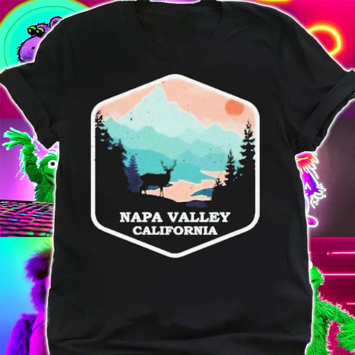Napa Valley California CA Vintage Mountains Hiking Souvenir Shirt t-shirt shirt