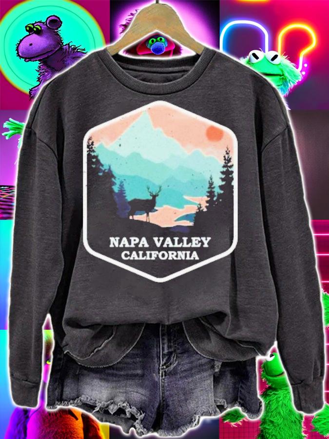 Napa Valley California CA Vintage Mountains Hiking Souvenir Shirt t-shirt sweatshirt