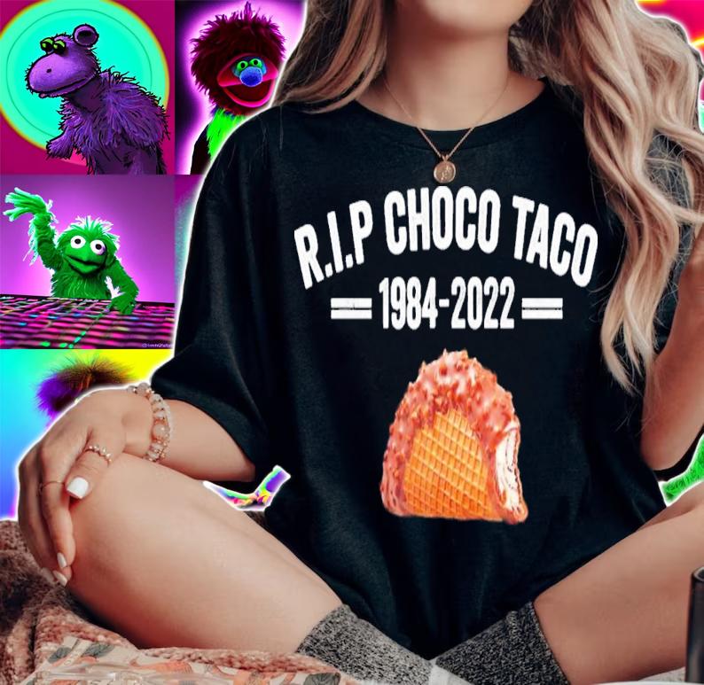 RIP Choco Taco 1984-2022 Goodbye Choco Taco T-Shirt t-shirt