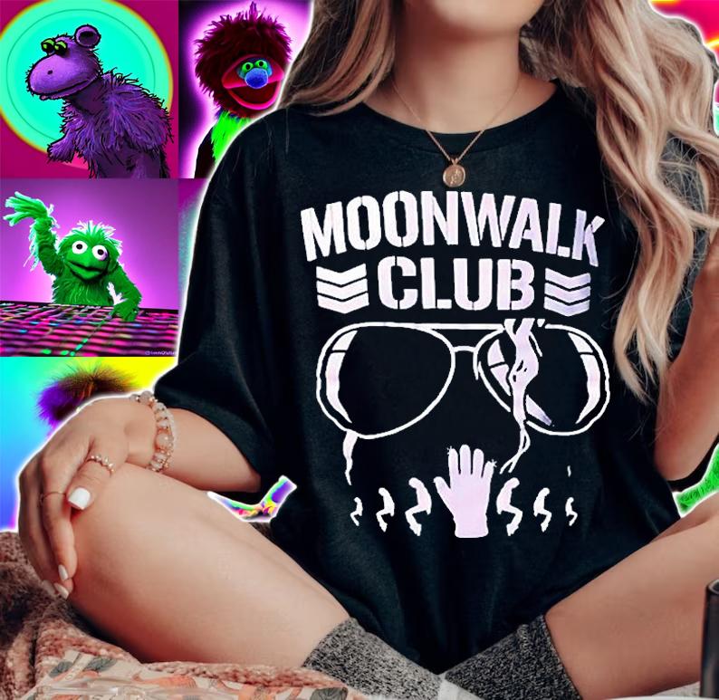 Santana Jackson Moonwalk Club T-Shirt t-shirt