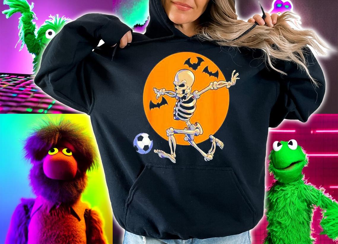 Soccer Skeleton Halloween shirt t-shirt hoodie