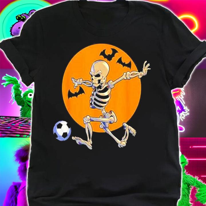 Soccer Skeleton Halloween shirt t-shirt shirt