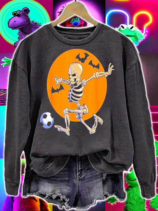 Soccer Skeleton Halloween shirt t-shirt sweatshirt