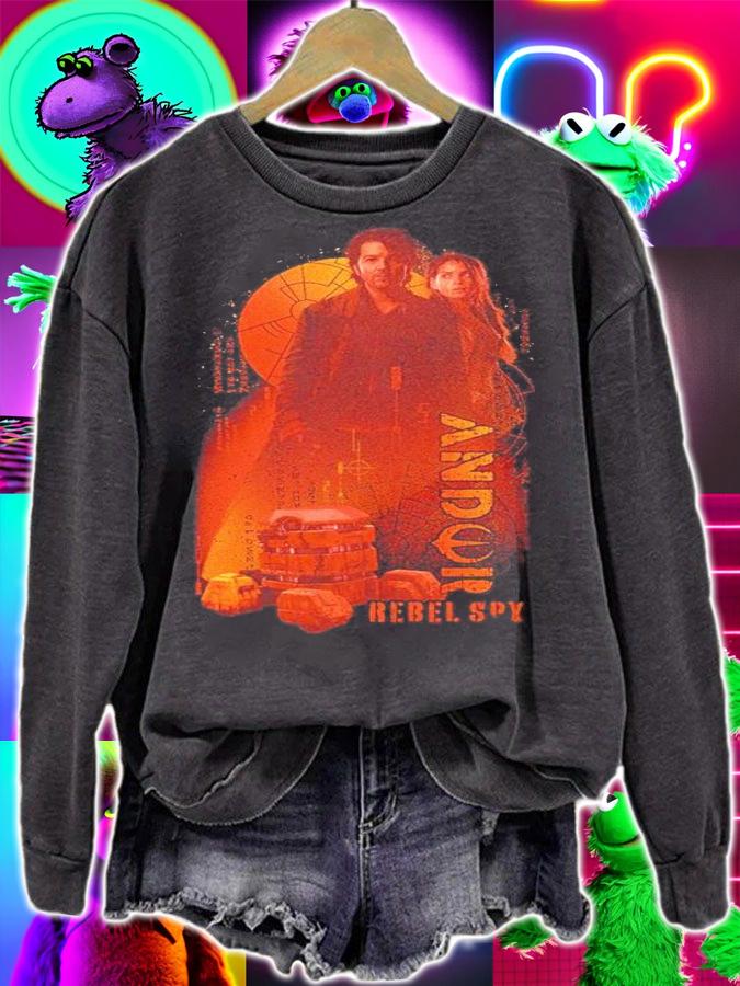 Star Wars Andor Rebellion Hero Cassian and B2EMO shirt t-shirt sweatshirt