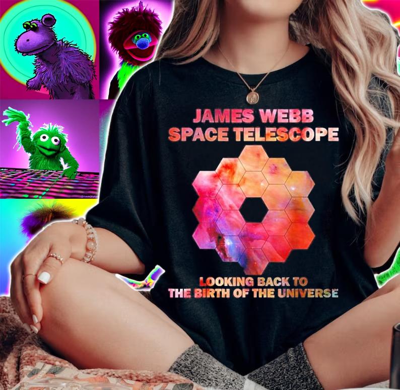 The James Webb Space Telescope Satellite shirt t-shirt