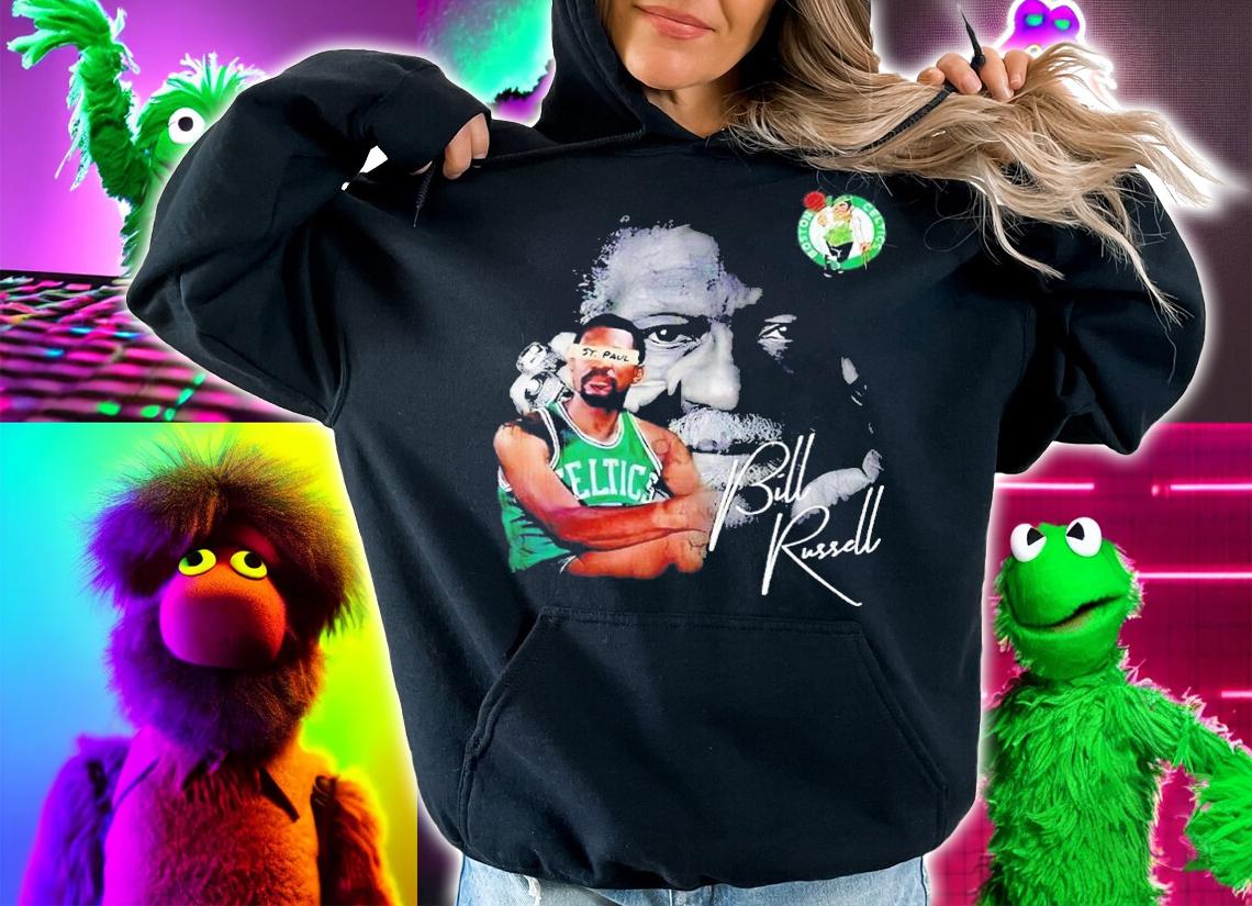 Vintage NBA Legend Bill Russell signature shirt t-shirt