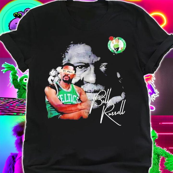 Vintage NBA Legend Bill Russell signature shirt t-shirt