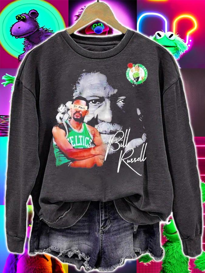 Vintage NBA Legend Bill Russell signature shirt t-shirt