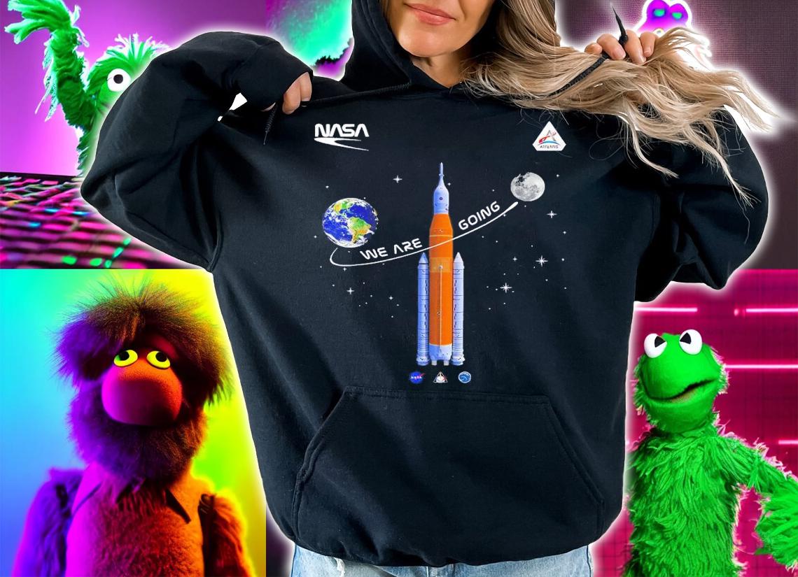 We are going Moon SLS Worm Insignia t-shirt hoodie