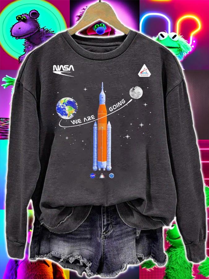 We are going Moon SLS Worm Insignia t-shirt sweatshirt
