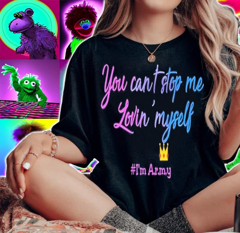 You can't stop me lovin' myself I'm Army shirt t-shirt woman shirt