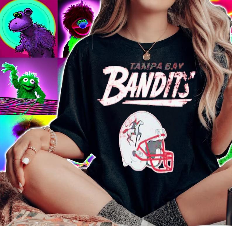 Tampa Bay Bandits Vintage Helmet Shirt t-shirt woman shirt