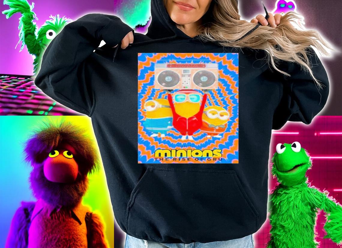 The Rise Of Gru Minions Graphic Design Shirt t-shirt