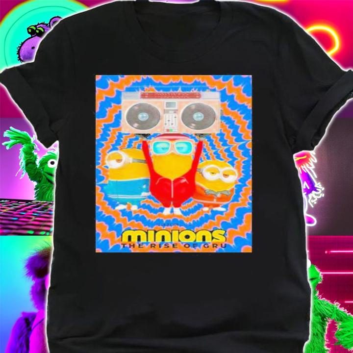 The Rise Of Gru Minions Graphic Design Shirt t-shirt