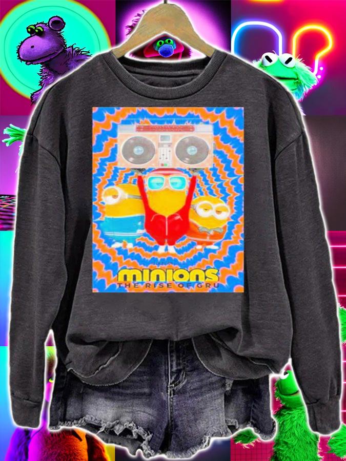 The Rise Of Gru Minions Graphic Design Shirt t-shirt