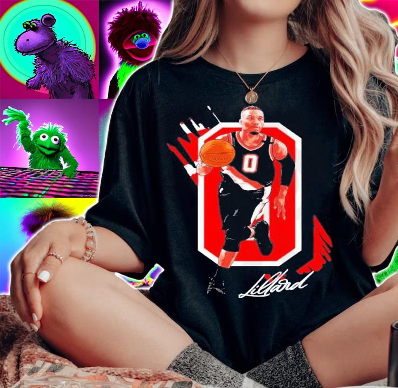 Top Merch Damian Player Basketball Shirt t-shirt