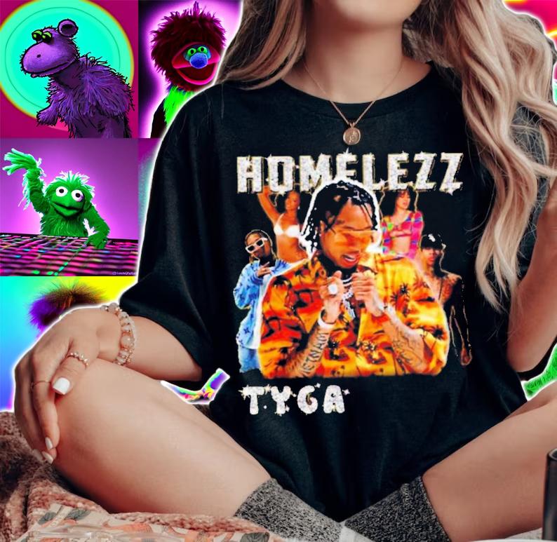 Tyga Rapper Vintage 90s 21 Savage Rap Hip Hop T-Shirt t-shirt