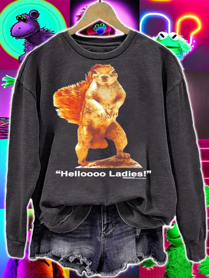 Weird Thrift Helloooo Ladies T-Shirt t-shirt