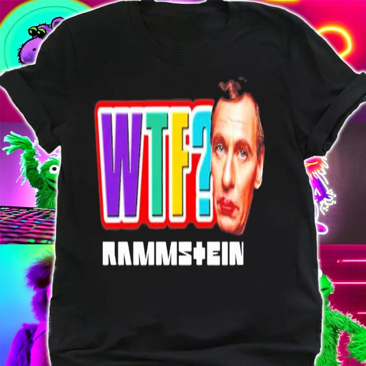 WTF North America Rammstein Rammstein Band Tour 2022 T-Shirt t-shirt