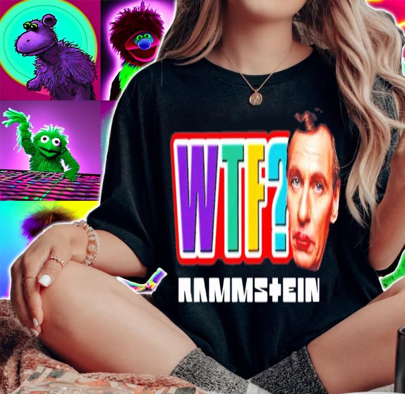 WTF North America Rammstein Rammstein Band Tour 2022 T-Shirt t-shirt