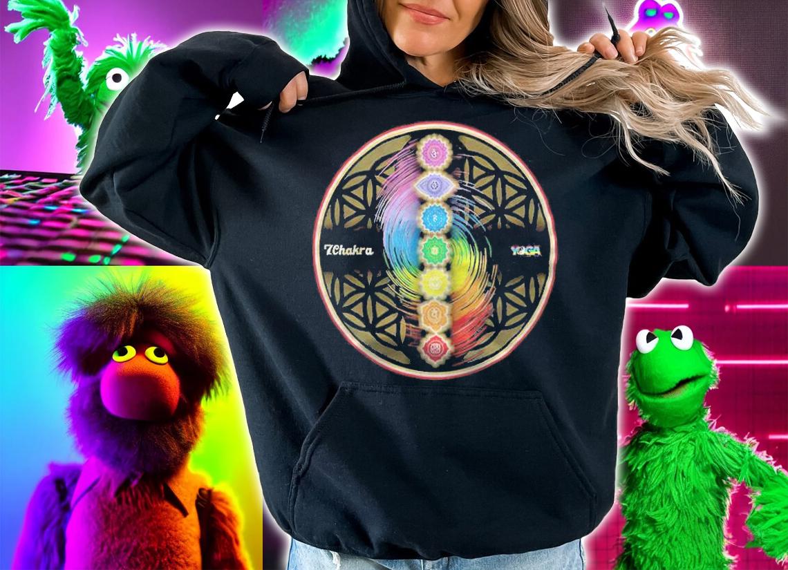 7 Chakra Yoga logo T-shirt t-shirt