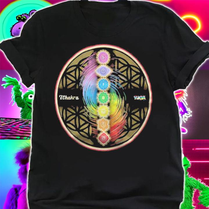 7 Chakra Yoga logo T-shirt t-shirt