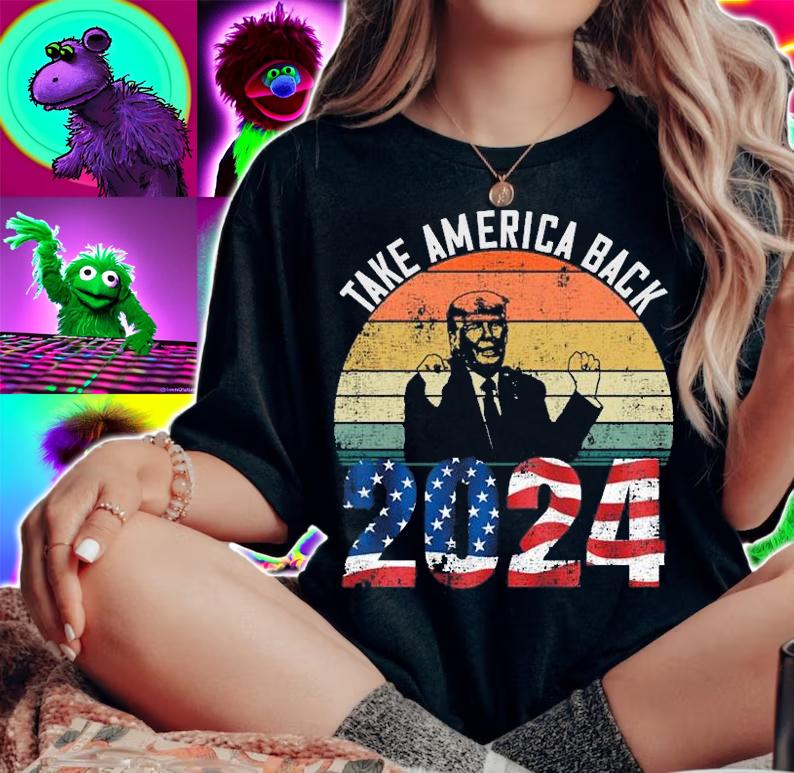 2024 Take America Back T-Shirt t-shirt woman shirt
