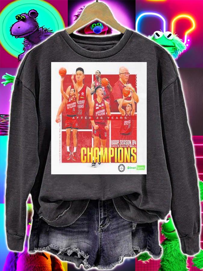 After 36 Years Up Fighting Maroons Champions UAAP Season 84 Basketball T-Shirt t-shirt