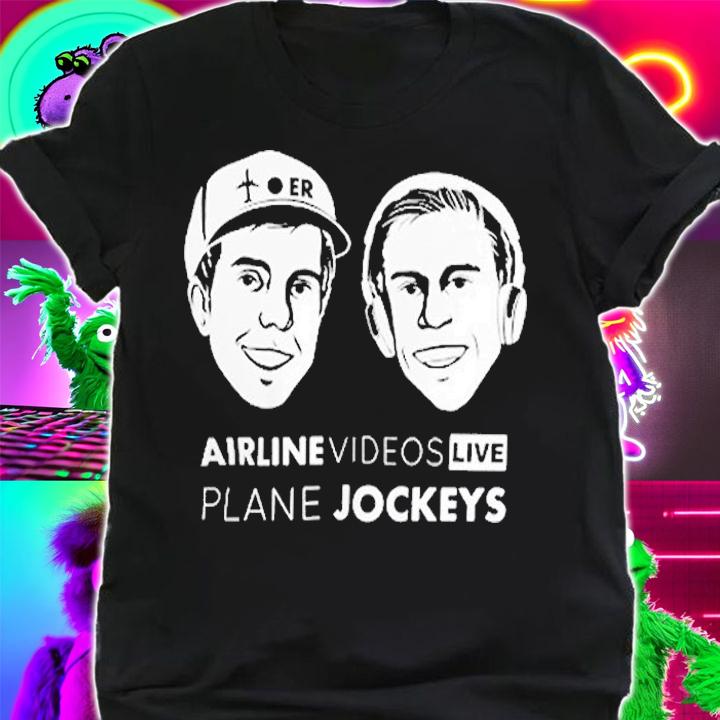 Airline Videos Live Plane Jockeys T-Shirt t-shirt