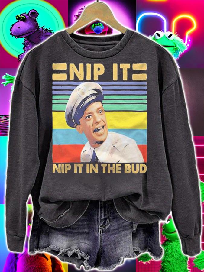 Andy Griffith Adult Nip It In The Bud Vintage Shirt t-shirt