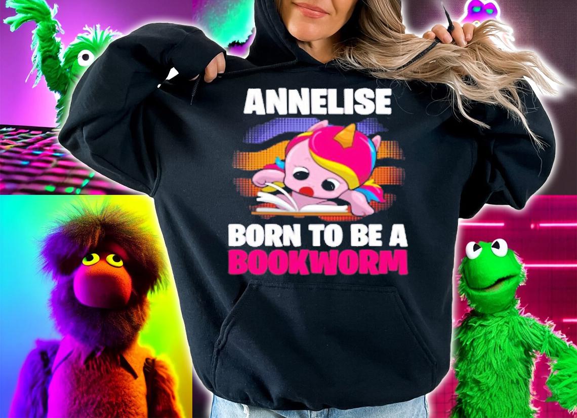 Annelise Born To Be A Bookworm Unicorn T-Shirt t-shirt hoodie