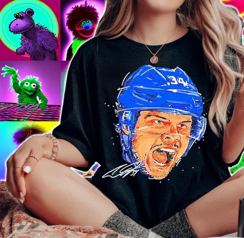 Auston Matthews Toronto Maple Leafs Scream T-Shirt t-shirt woman shirt