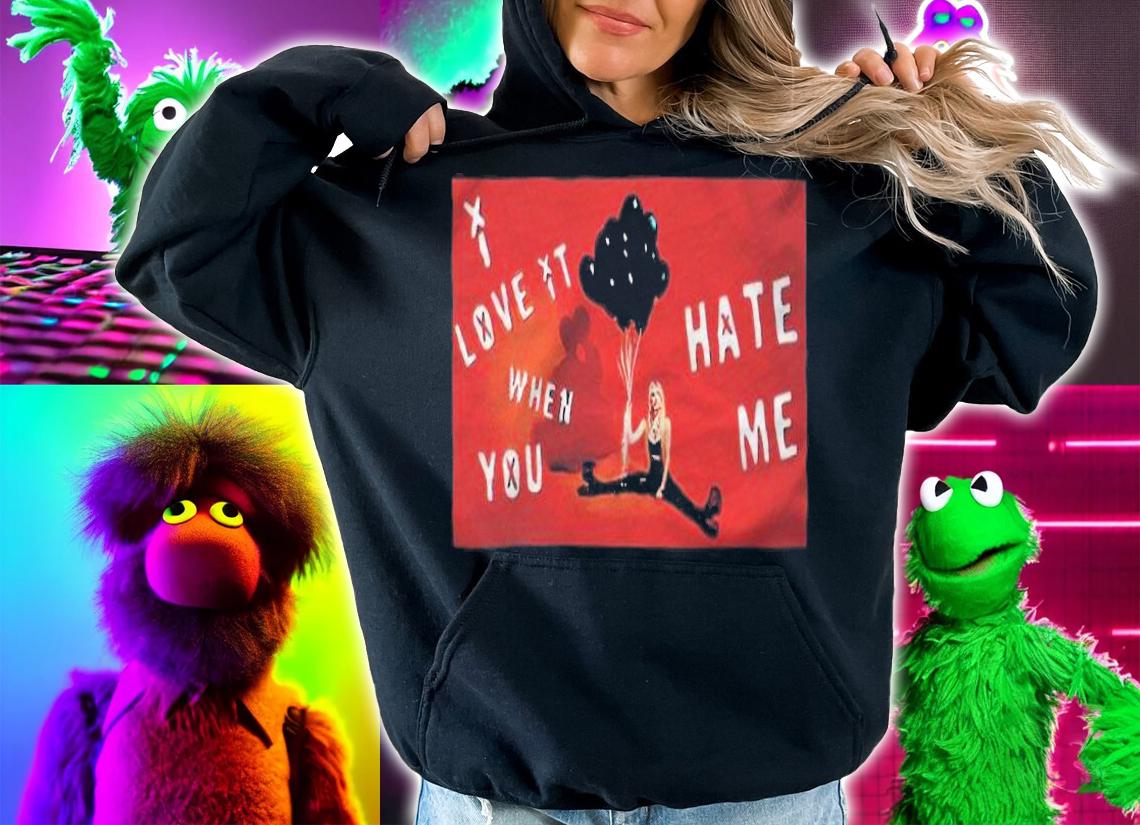 Avril Lavigne love it when you hate me T-shirt t-shirt