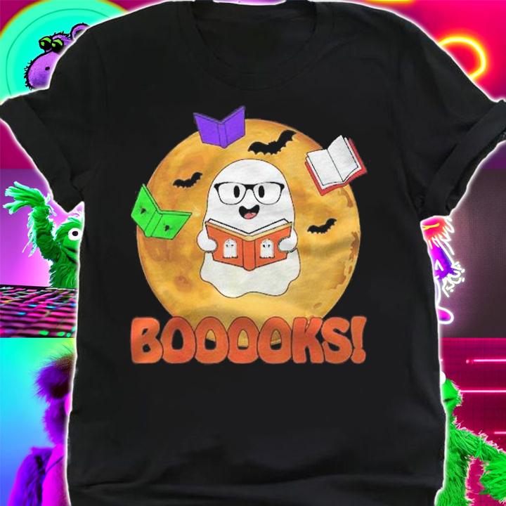 Booooks Ghost Reading Books Halloween Cute Shirt t-shirt shirt